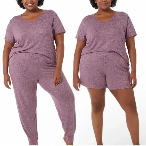 32 Degrees Ladies' 3-piece Lounge Set Black - Picture 3 of 6